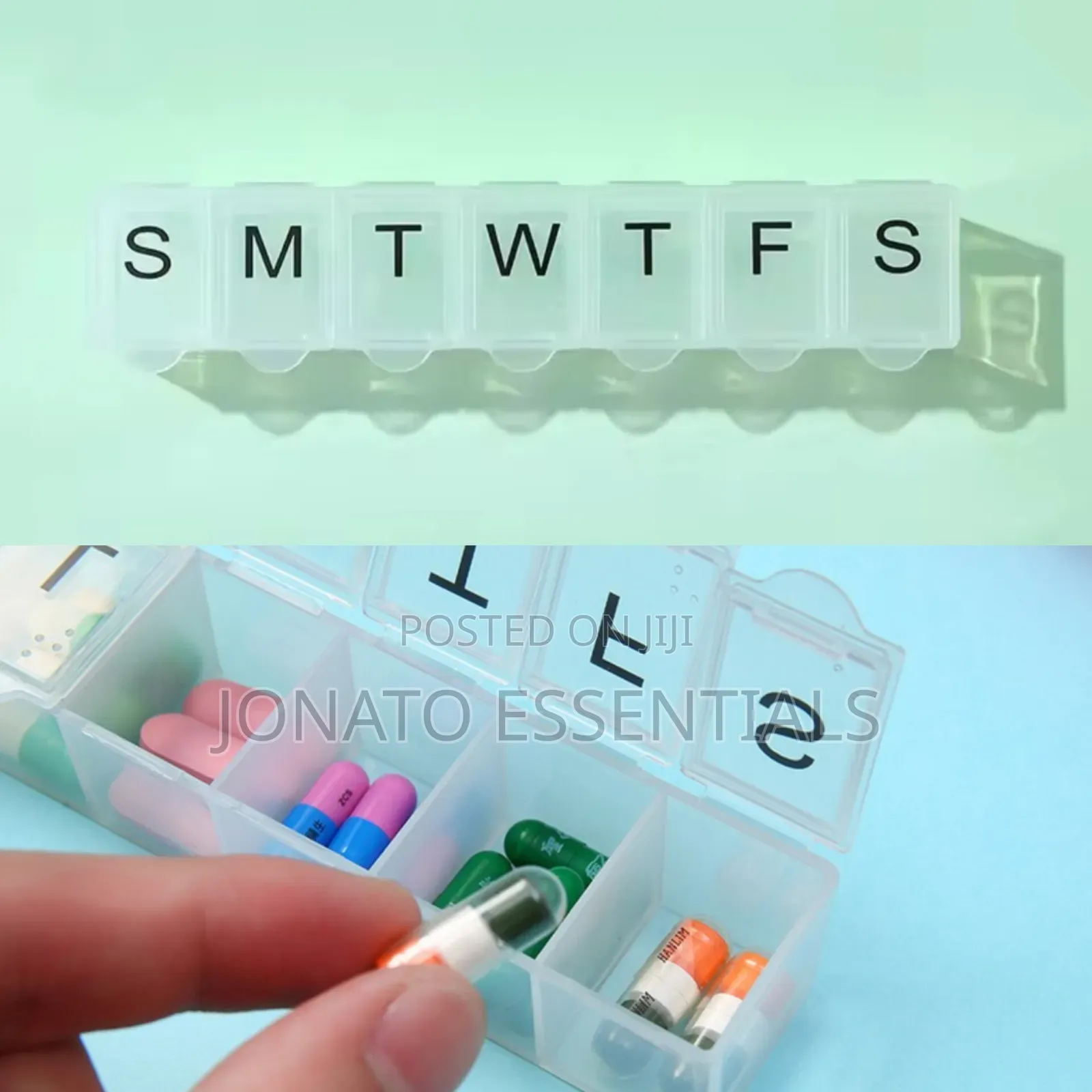 7-Day Weekly Pill Box Organizer Case – Medicine Storage