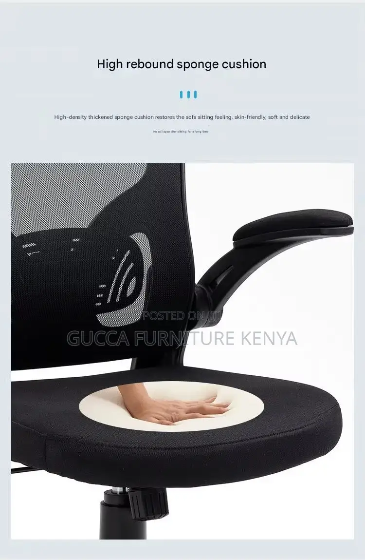 Modern Mesh Ergonomic High-Back Staff Chair