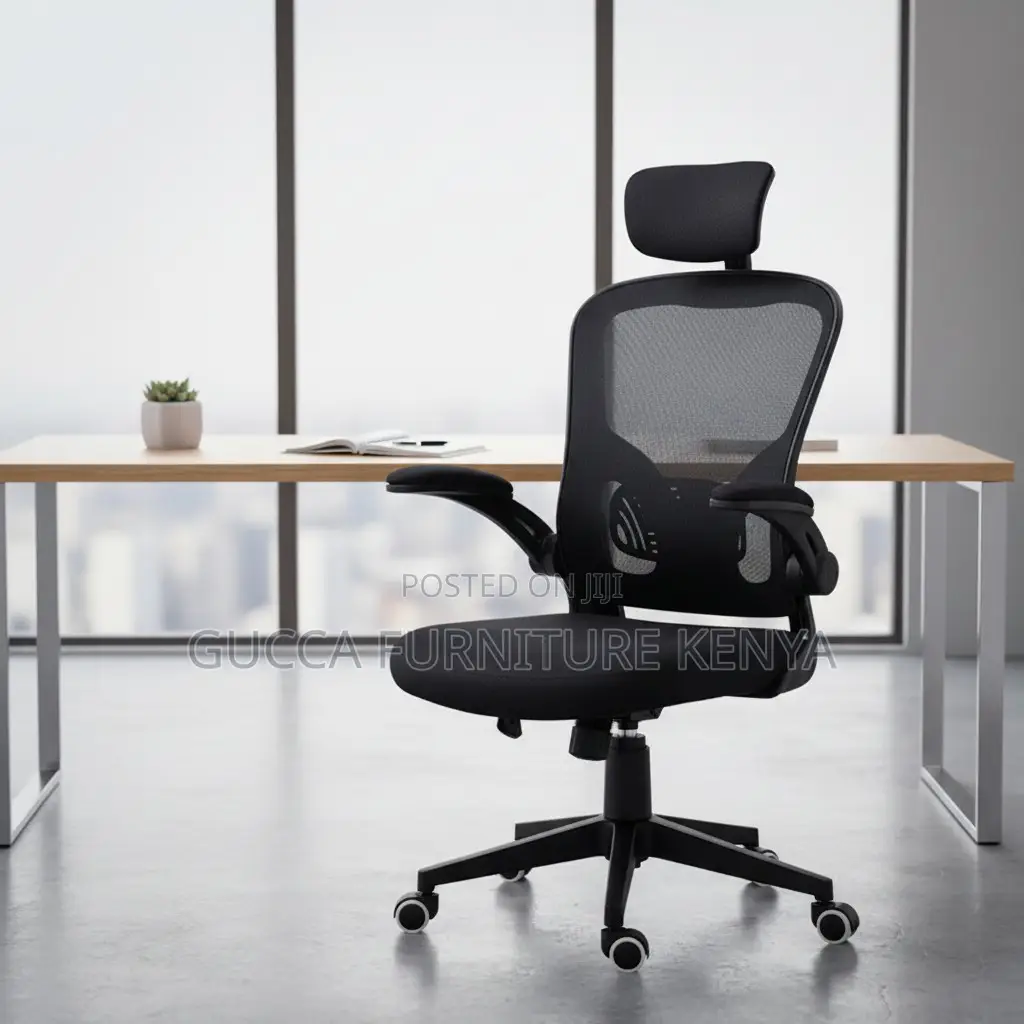 Modern Mesh Ergonomic High-Back Staff Chair