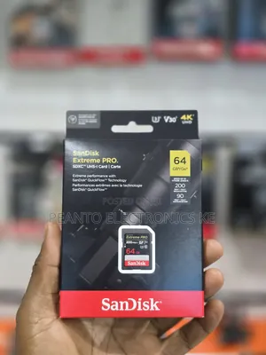 Sandisk 64gb 200mbps Extreme Pro Uhs-i Sdxc Memory Card
