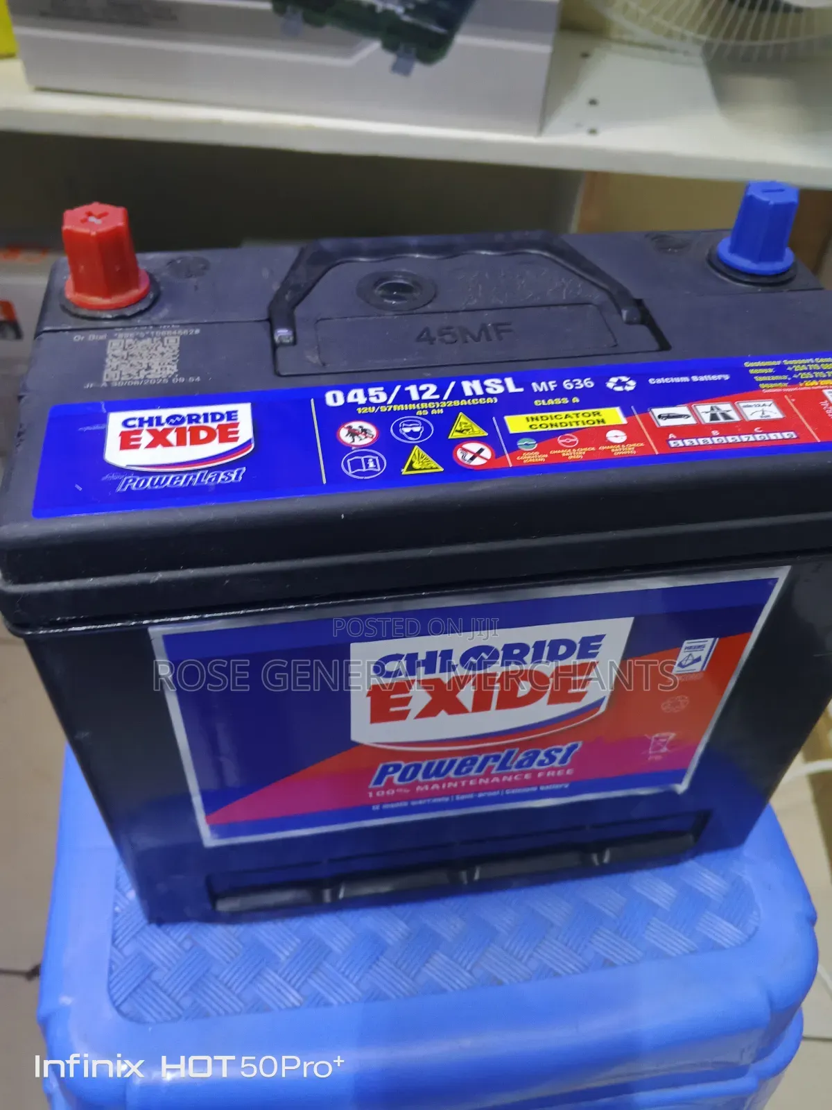 N45 Chloride Battery/Car Battery