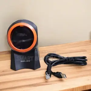 Fast Scanning 1d/2d Round Desktop Table Mount Barcode Scanner Reader