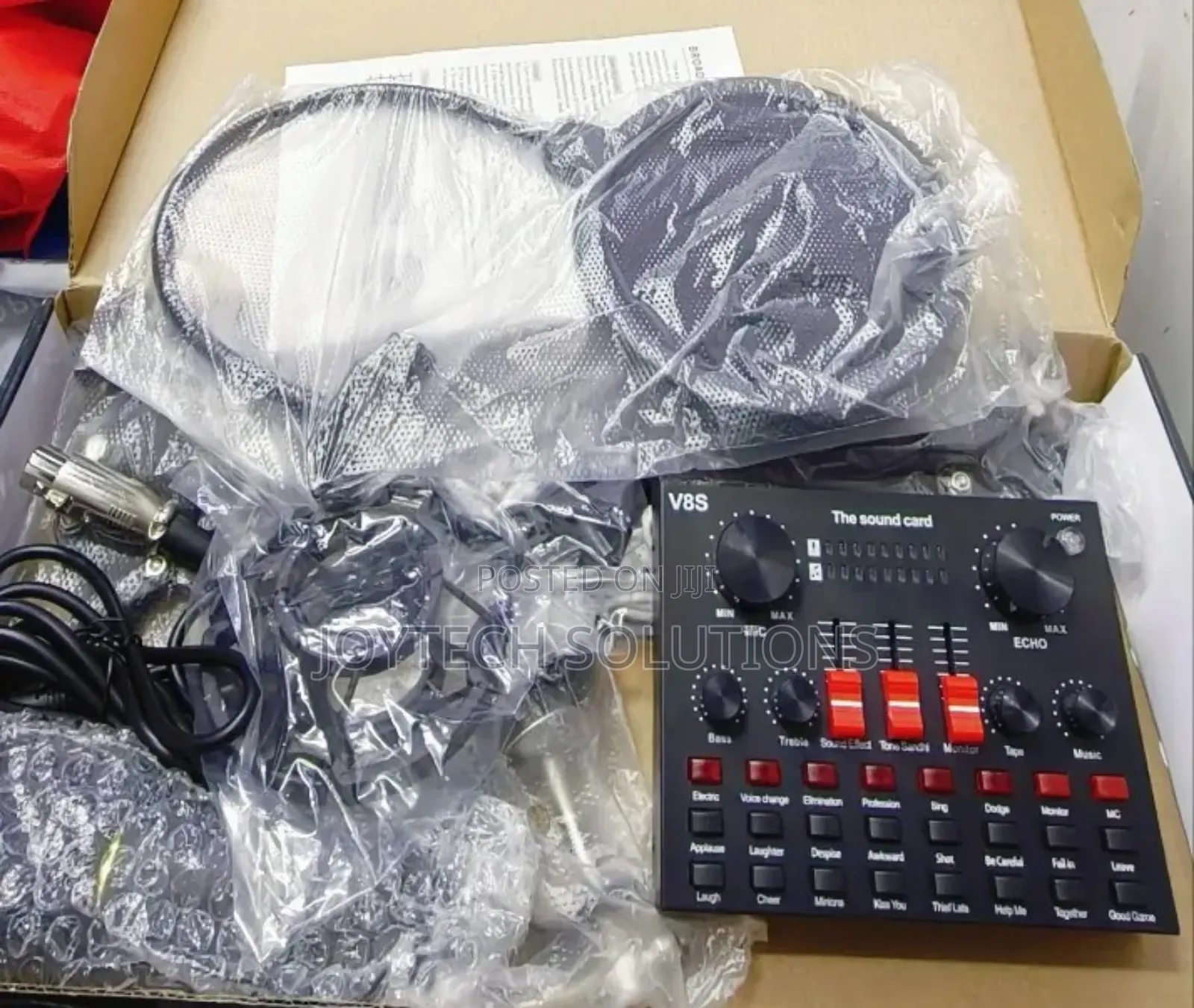 V8s Sound Card Condenser Microphone