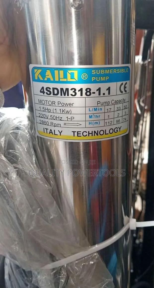 1hp Kailo Submersible Water Pump