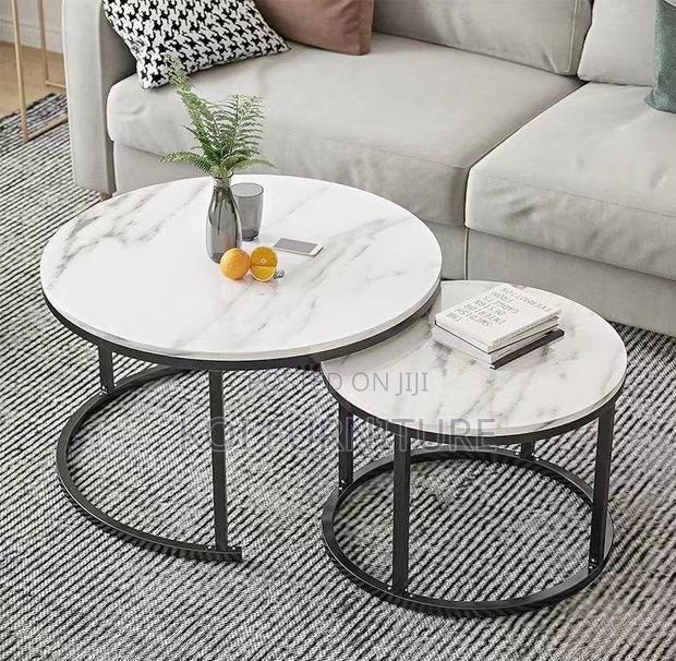 Coffee Tables : Set of Two Modern Nesting Coffee Table - thumbnail 3