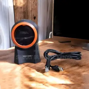 Space-Saving Design 1d/2d Desktop Table Mount Barcode Scanner Reader