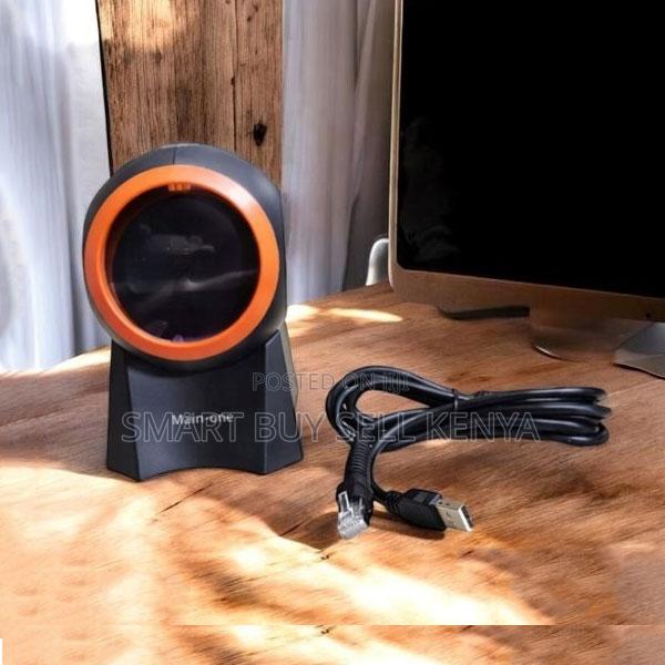 Space-Saving Design 1d/2d Desktop Table Mount Barcode Scanner Reader