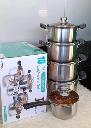 Jp 10 PCS Stainless Cookware