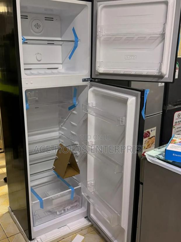 Von VRT-197nrak Double Door Fridge, Top Mount Freezer No Frost- 197l