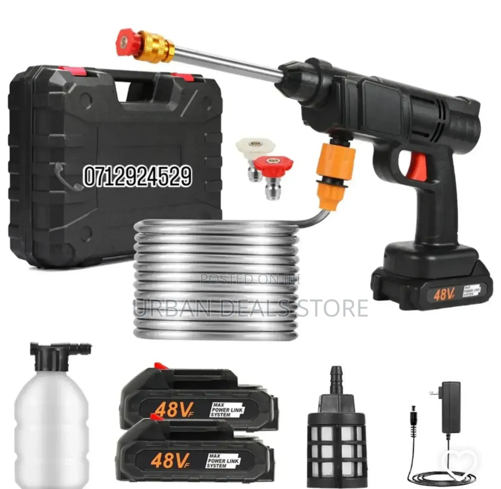 Wireless Car Wash Spray Gun Machine Cordless and Portable