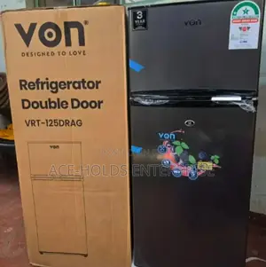 Von 125 Litres - Double Door Fridge Direct Cool – VRT-125drag