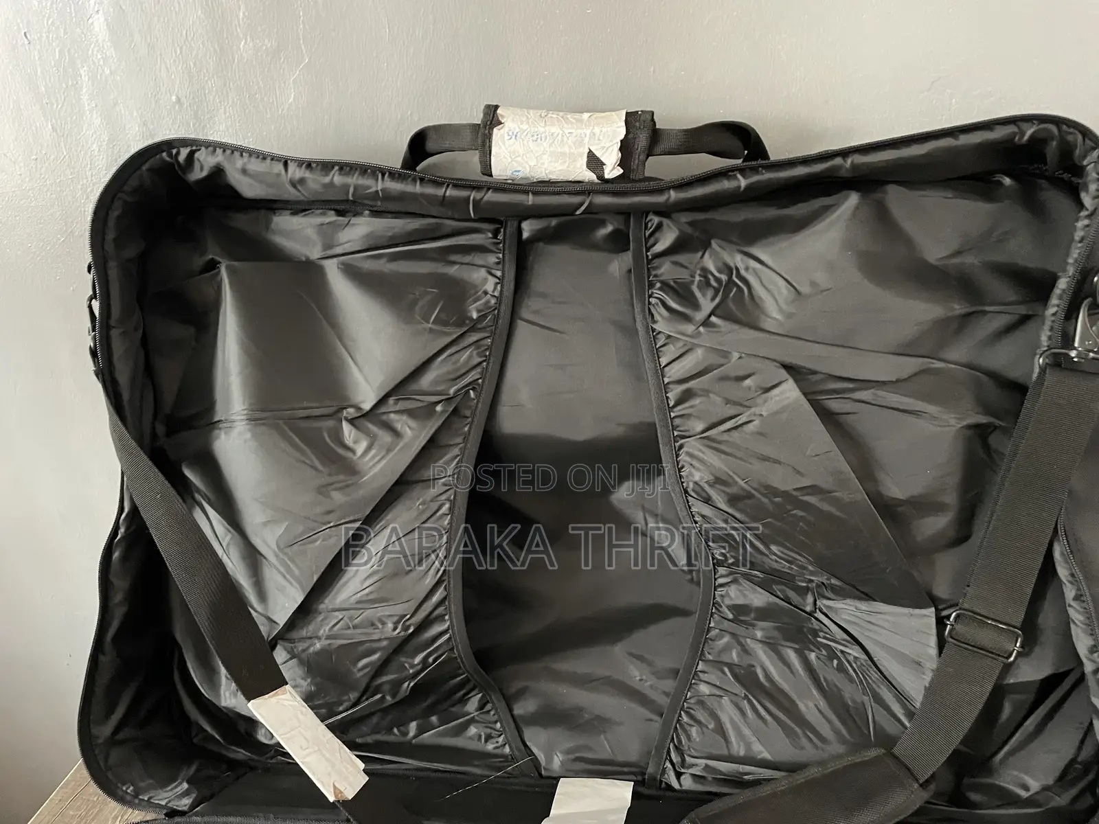 Black Baby Jogger Single Universal Carry Bag (With Shoulder Strap )