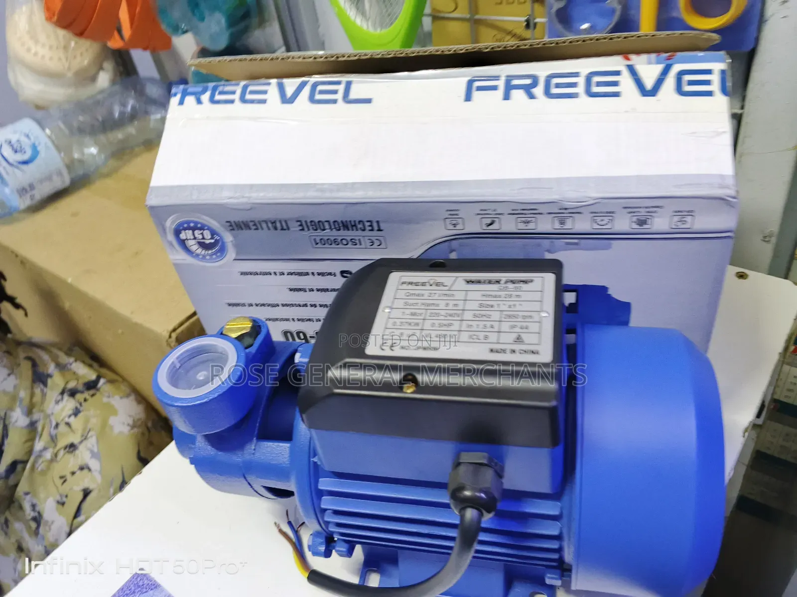 Freevel Water Pump 0.5hp 28m Maxmam