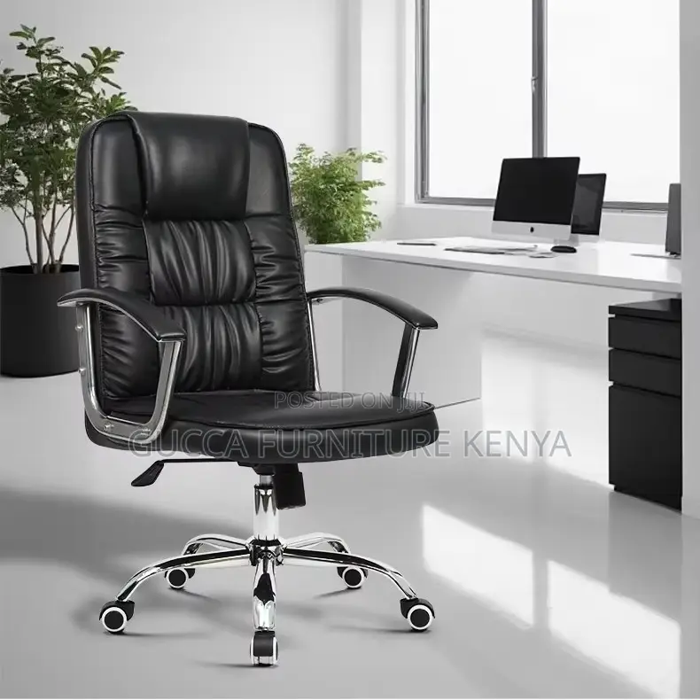 Executive Leather Adjustable Office Computer Chair