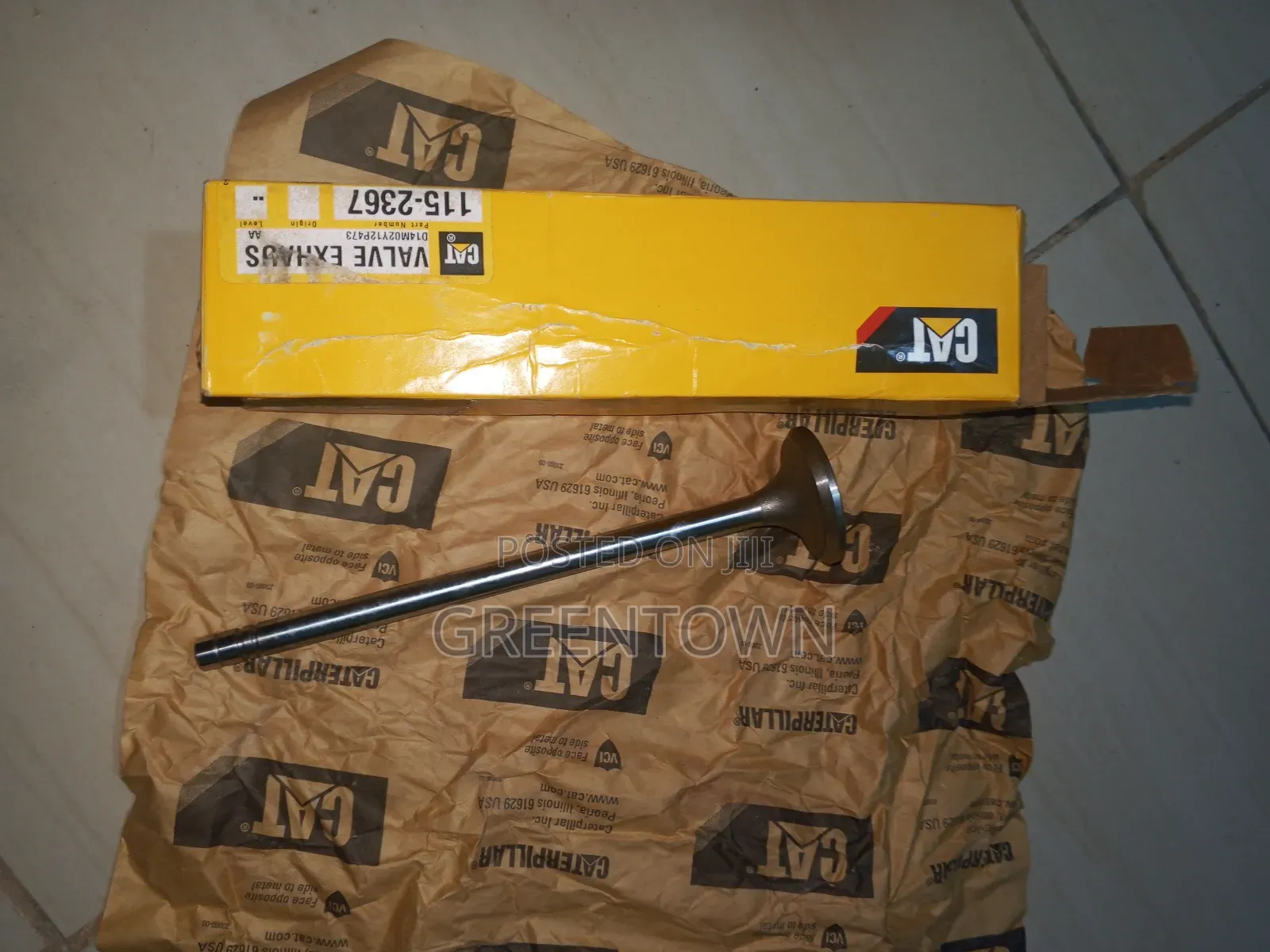 The Item Shown Is a Genuine Caterpillar 115-2367 Exhaust Valve