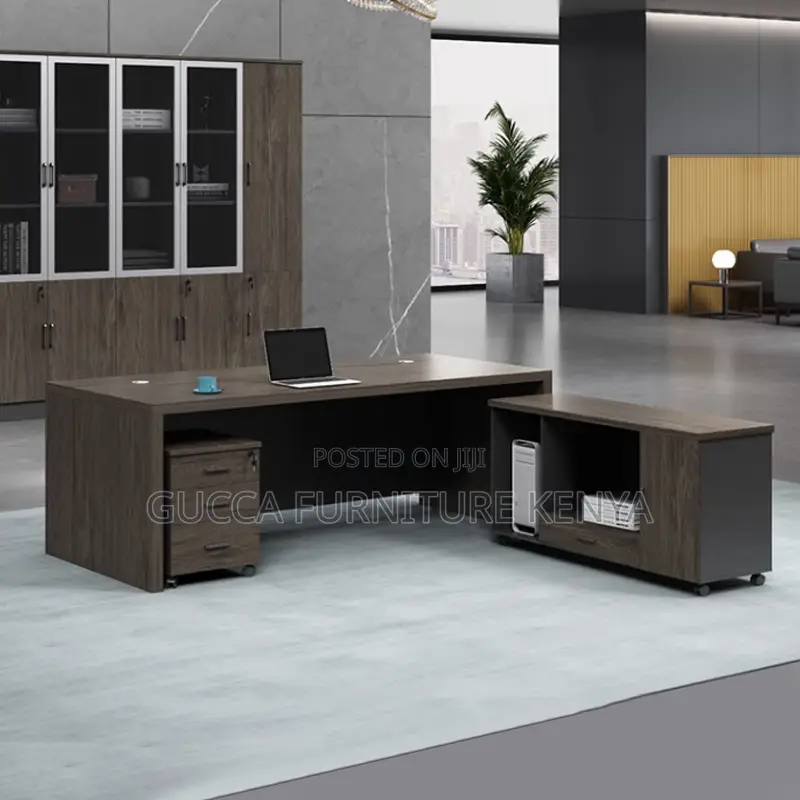 Executive 1800mm L-Shaped Imported Office Desk