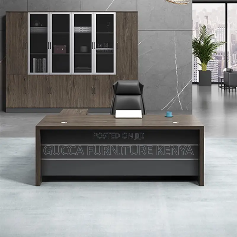 Executive 1800mm L-Shaped Imported Office Desk