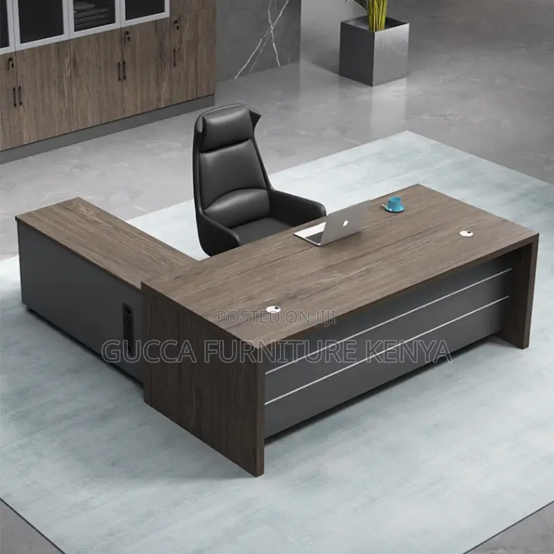 Executive 1800mm L-Shaped Imported Office Desk