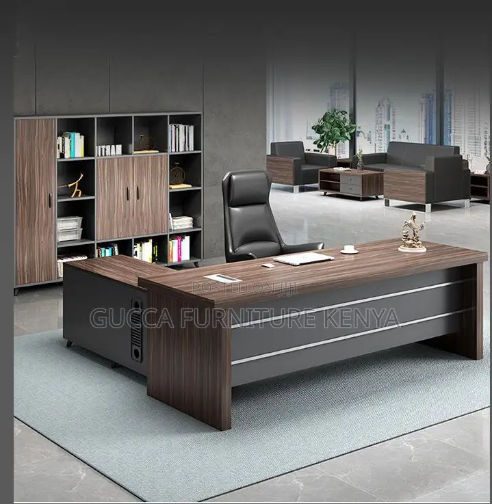 Executive 1800mm L-Shaped Imported Office Desk