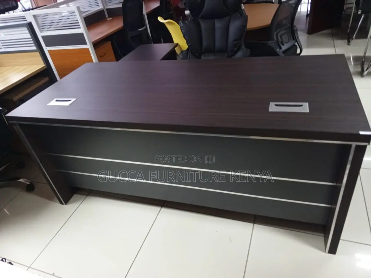 Executive 1800mm L-Shaped Imported Office Desk