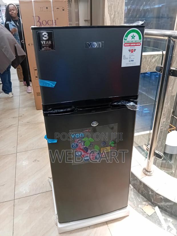 125l Double Door Fridge-Von