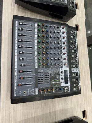 8 Channels Professional Powered Mixer 1000w Usb Bluetooth Enabled