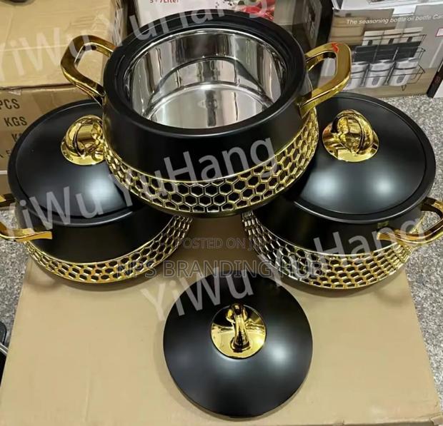 Insulated Hotpots Set Round 
2000ml, 2500ml, 3000ml - thumbnail 2