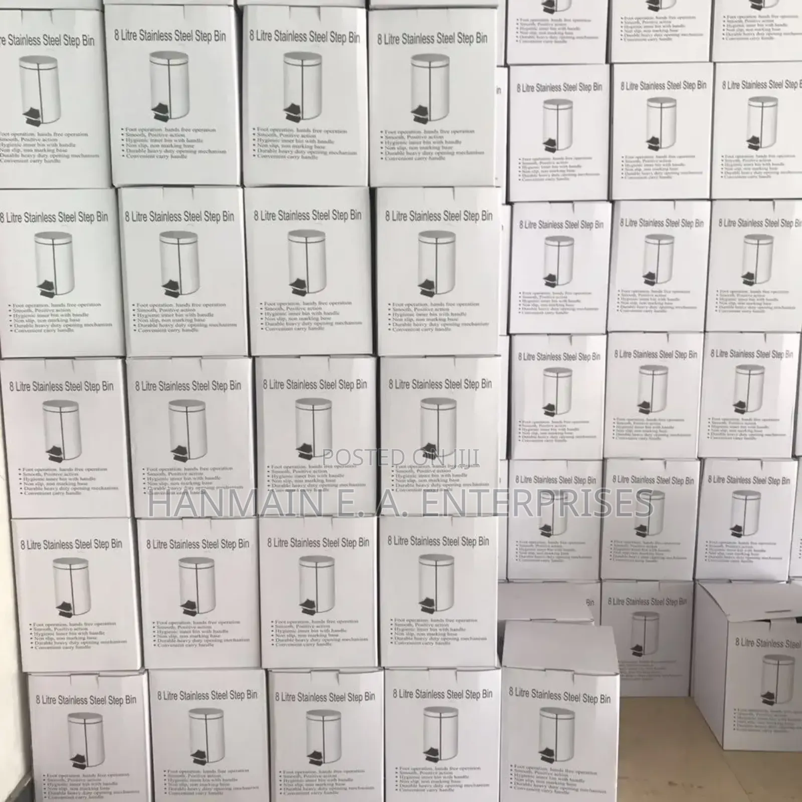5l, 12l, 20l, 30l Stainless Steel Pedal Dustbin