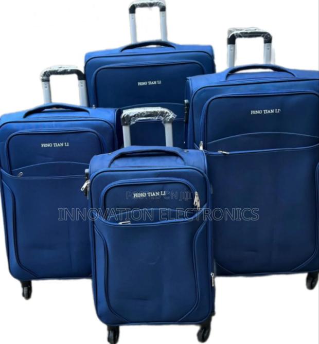 Managerial 4 in 1 Fabric Laxurious Suitcase Briefcase Travel Bag - thumbnail 3