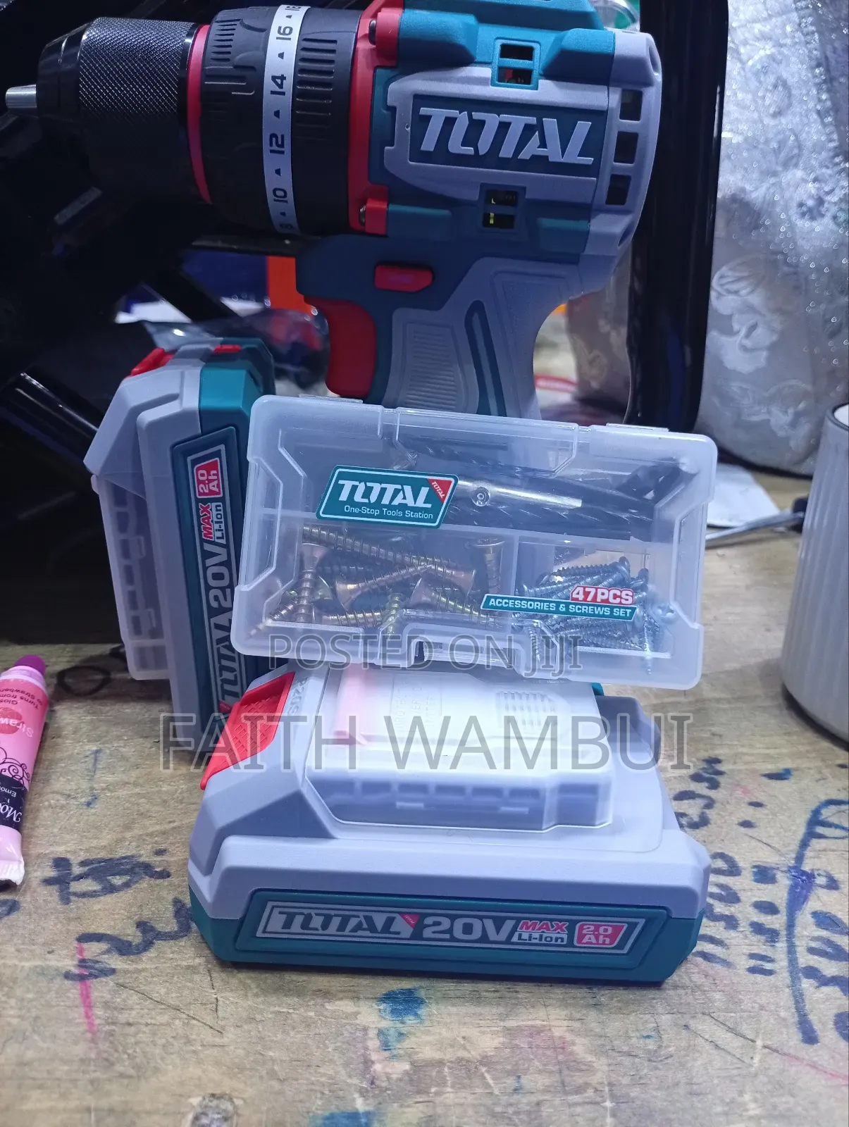 20v New Arrival Total Brushless Y/Brushless Drill 20v