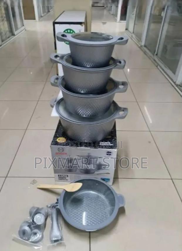 Bosch 11pc Nonstick Cookware Set With Silicone Lids - main view