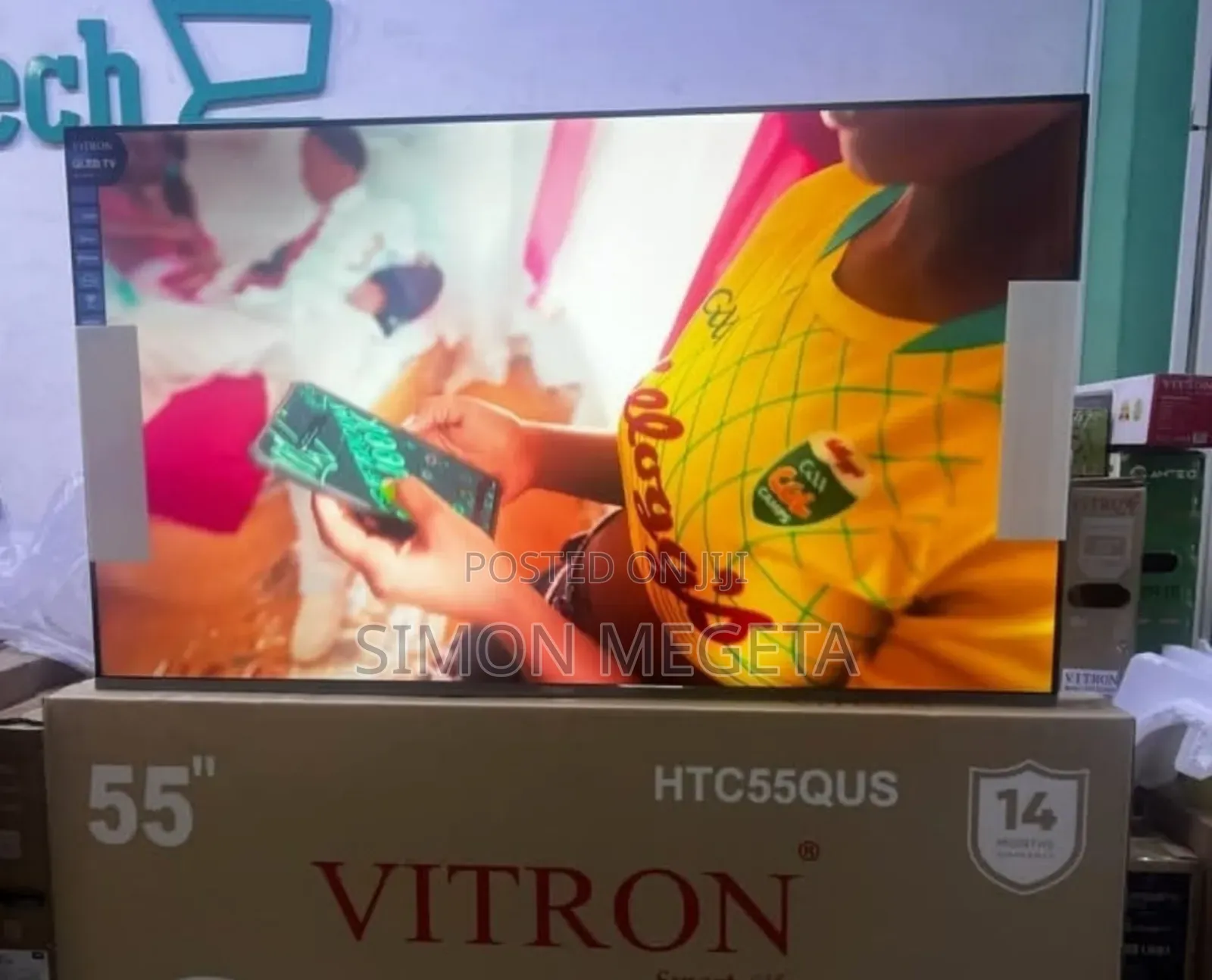 Youtube Netflix Vitron 55 Inch Qled Tv