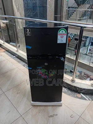 Von 125l Household Double Door Refrigerator