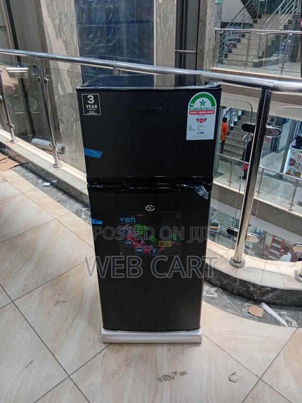 Von 125l Household Double Door Refrigerator