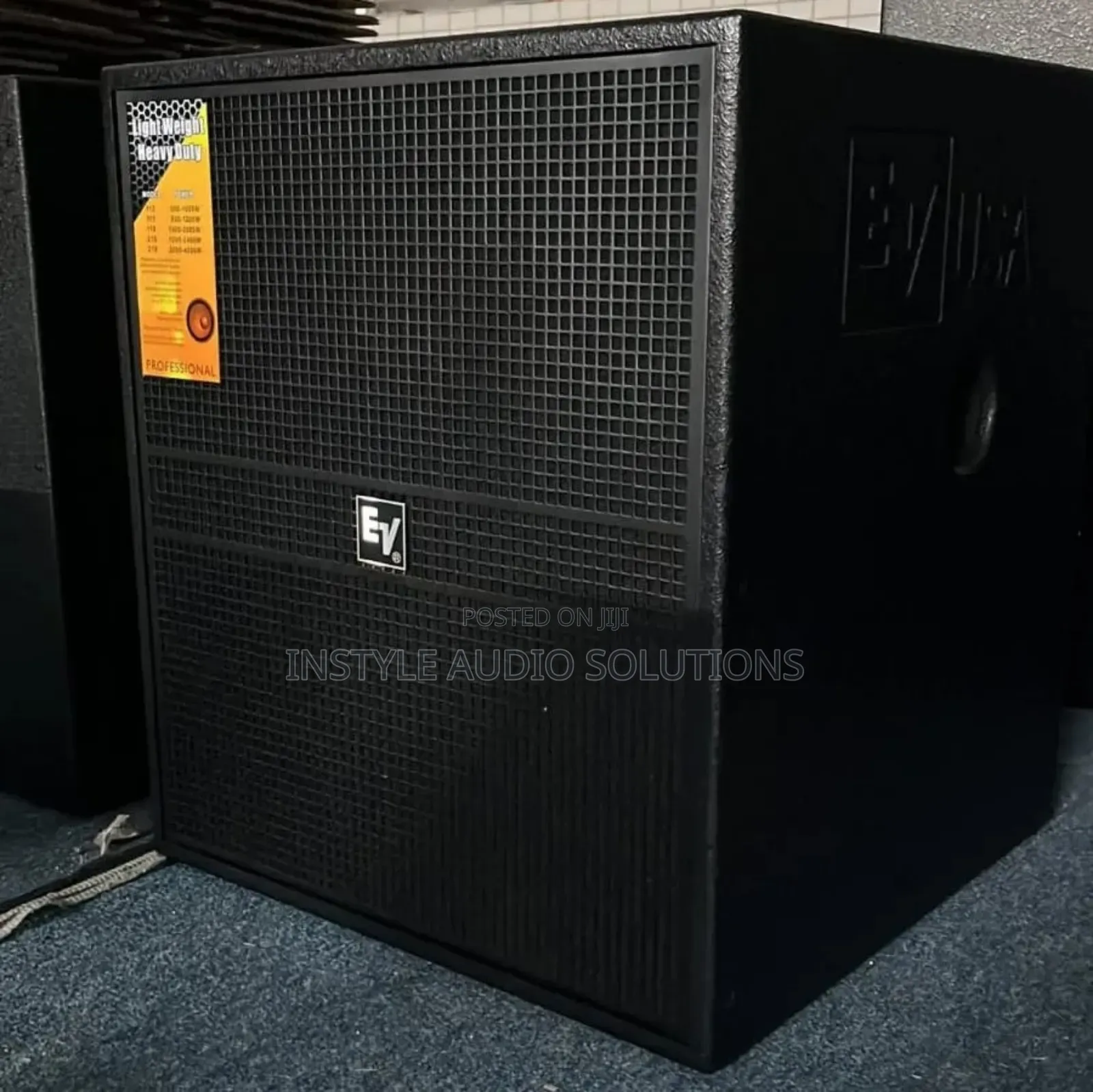 Ev 18" New Imported 3000w Single Bass Speaker Pay on Delivery Order