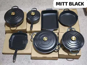 11 PCS Enamel Cast Iron Cooking Pots Cv