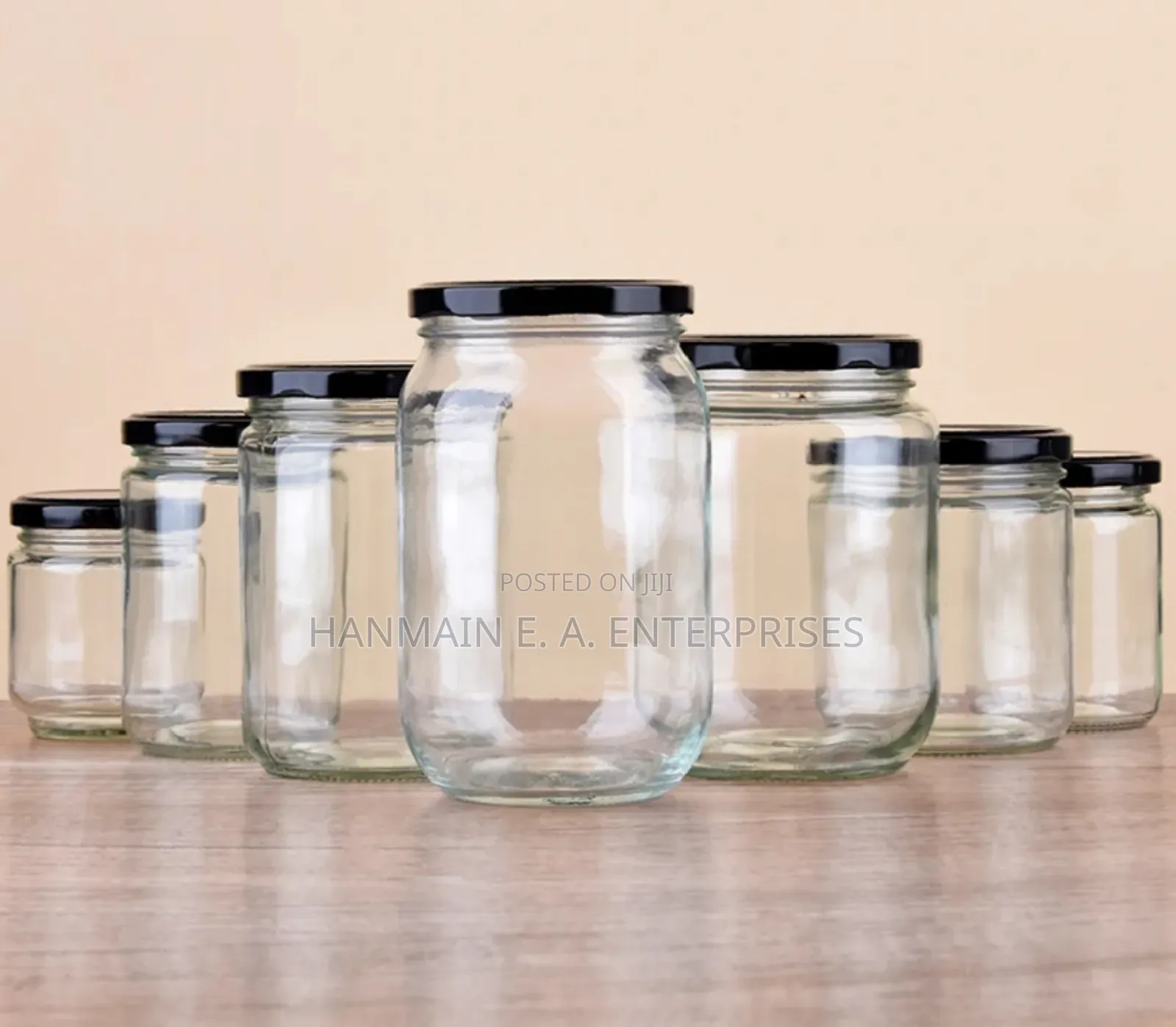 Honey,Spices,Herbs,Fruits Glass Storage Jar