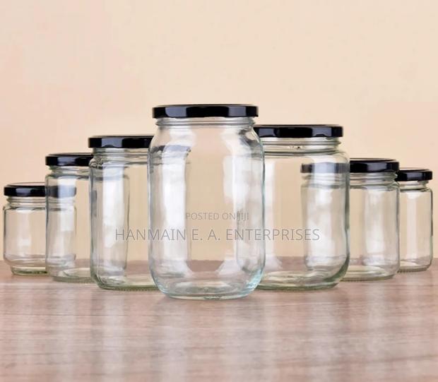 Honey,Spices,Herbs,Fruits Glass Storage Jar