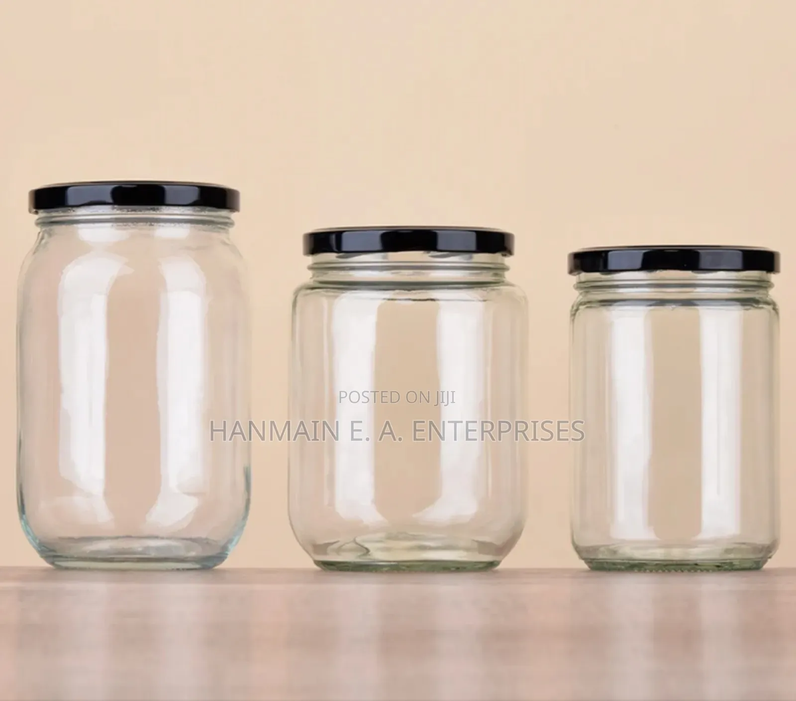 Honey,Spices,Herbs,Fruits Glass Storage Jar