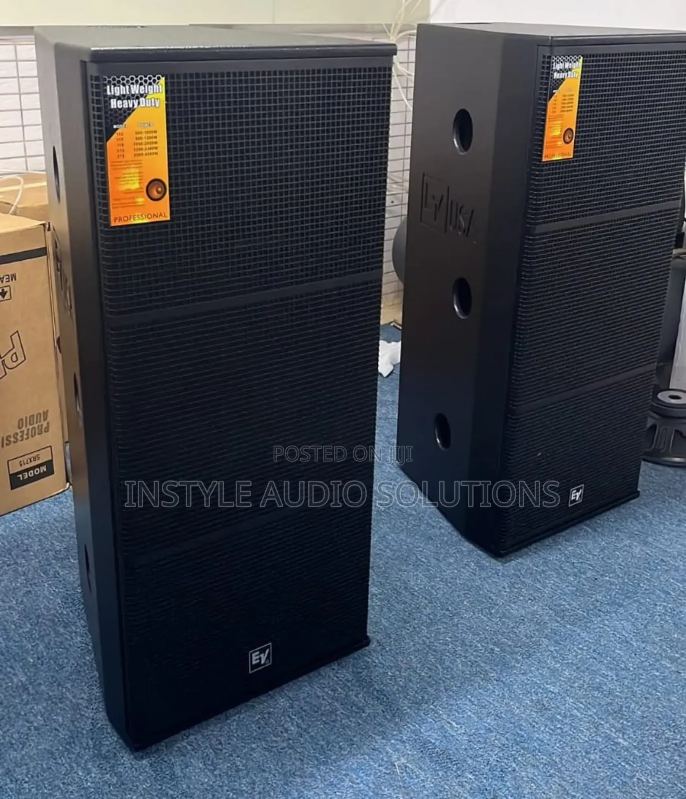 15" Ev Usa Original Imported Full Range Sound Speakers 2 Set on Offer