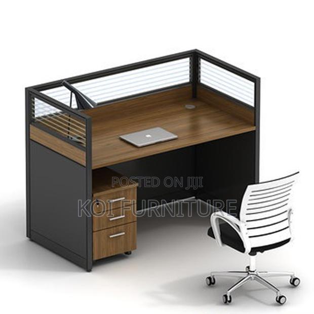 Office Desk : 2‐Way Modern Modular Office Workstation - thumbnail 3
