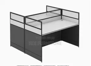 Office Desk : 2‐Way Modern Modular Office Workstation