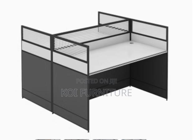 Office Desk : 2‐Way Modern Modular Office Workstation - thumbnail 4