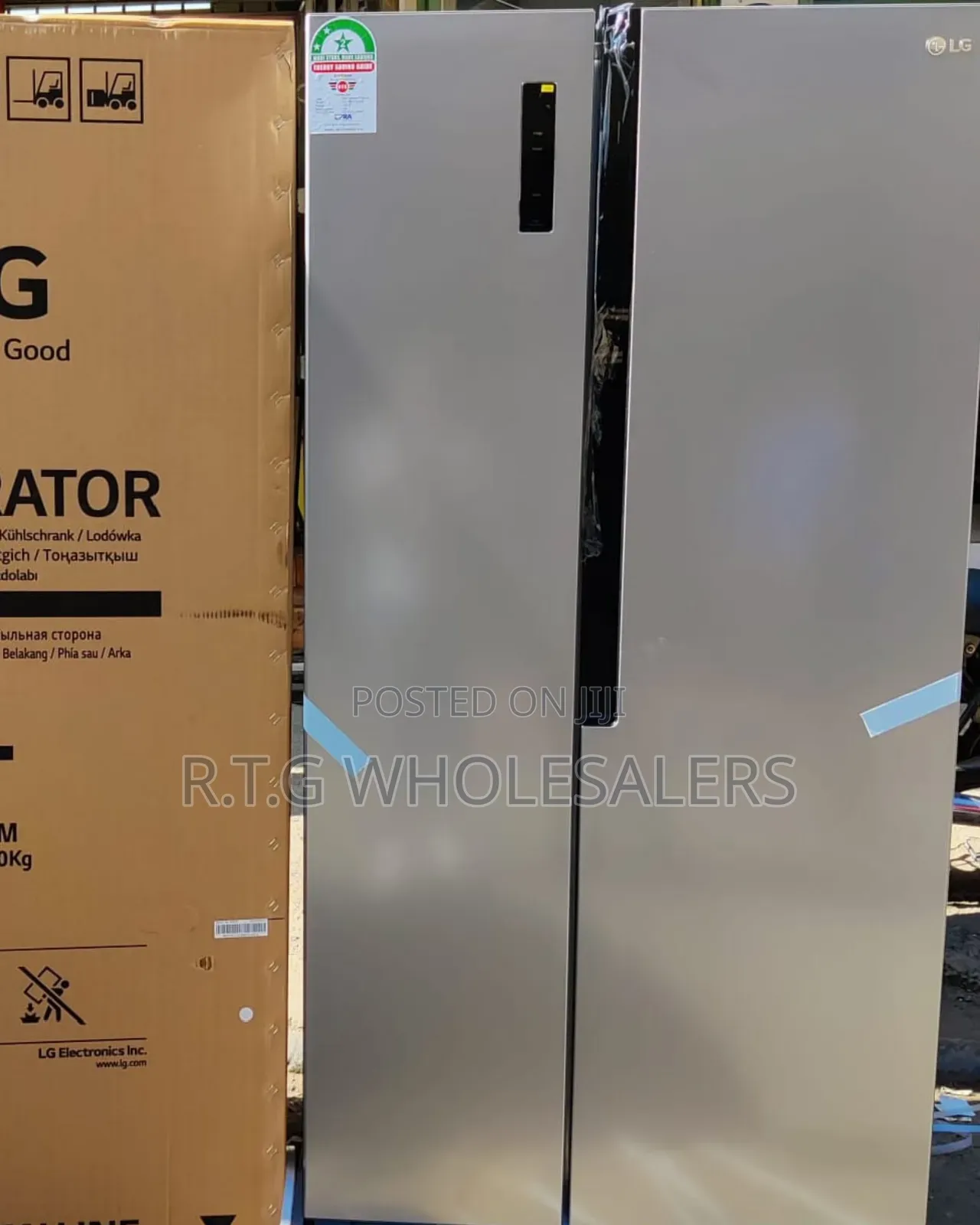 Lg 519l Side‐By‐Side Refrigerator, No Frost