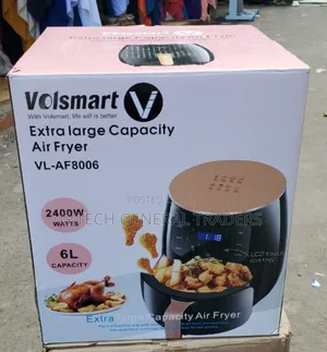 Volsmart 6l Digital Air Fryer 2400w Vl-Af8006