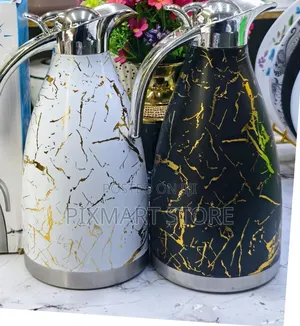 Peacock Marble 2l Flask – Stylish Insulated Thermal Flask