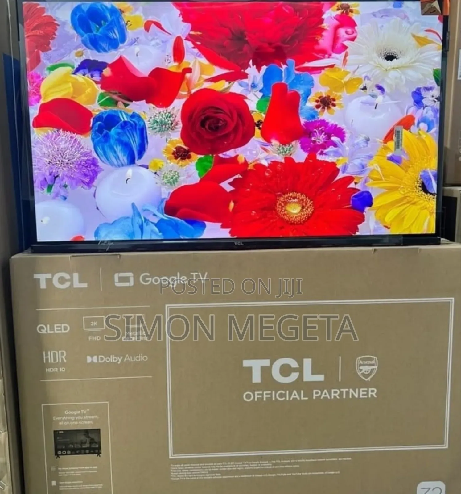 Frameless TCL 32 Smart Qled Tv
