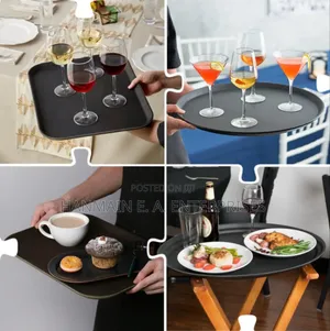 Non Slip Restaurant Serving Tray 41*30.5cm,56*40cm, 65*45cm