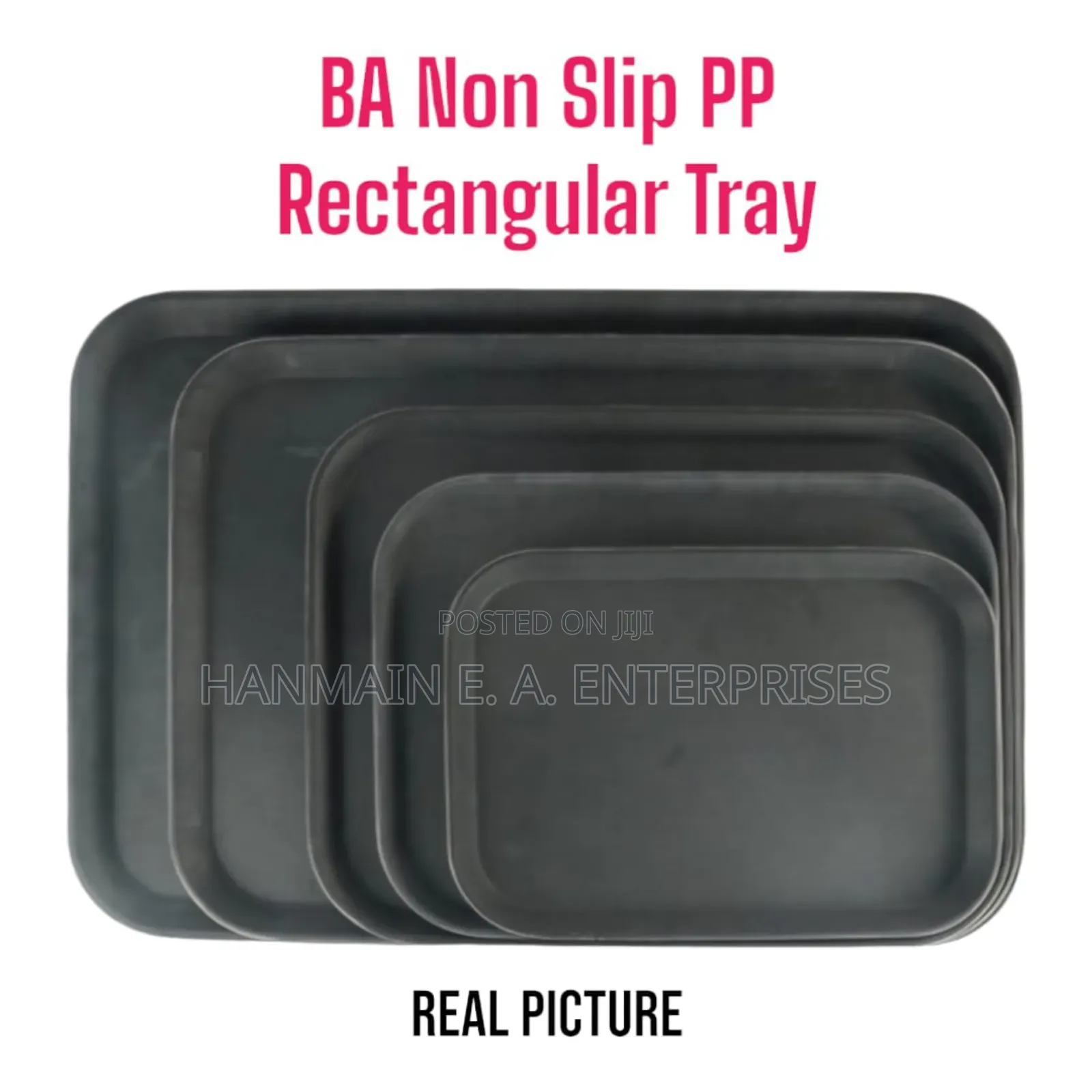 Non Slip Restaurant Serving Tray 41*30.5cm,56*40cm, 65*45cm
