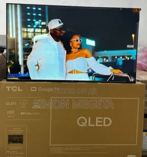 Frameless TCL 43 Inch Qled Google Tv /HDR/ Dolby Audio